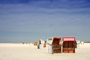 Strandkörbe vor St. Peter-Ording